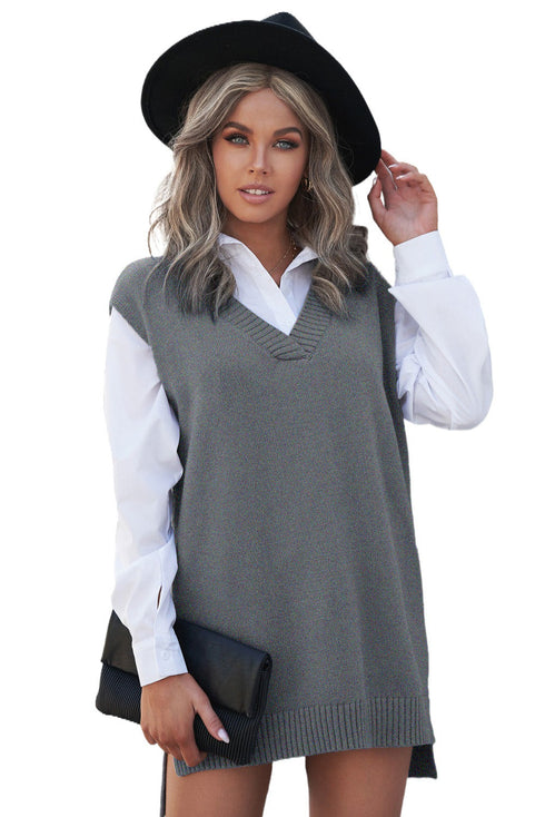 Knit Vest Pullover Sweater